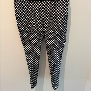 New York & Company Black Polka Dot Pants